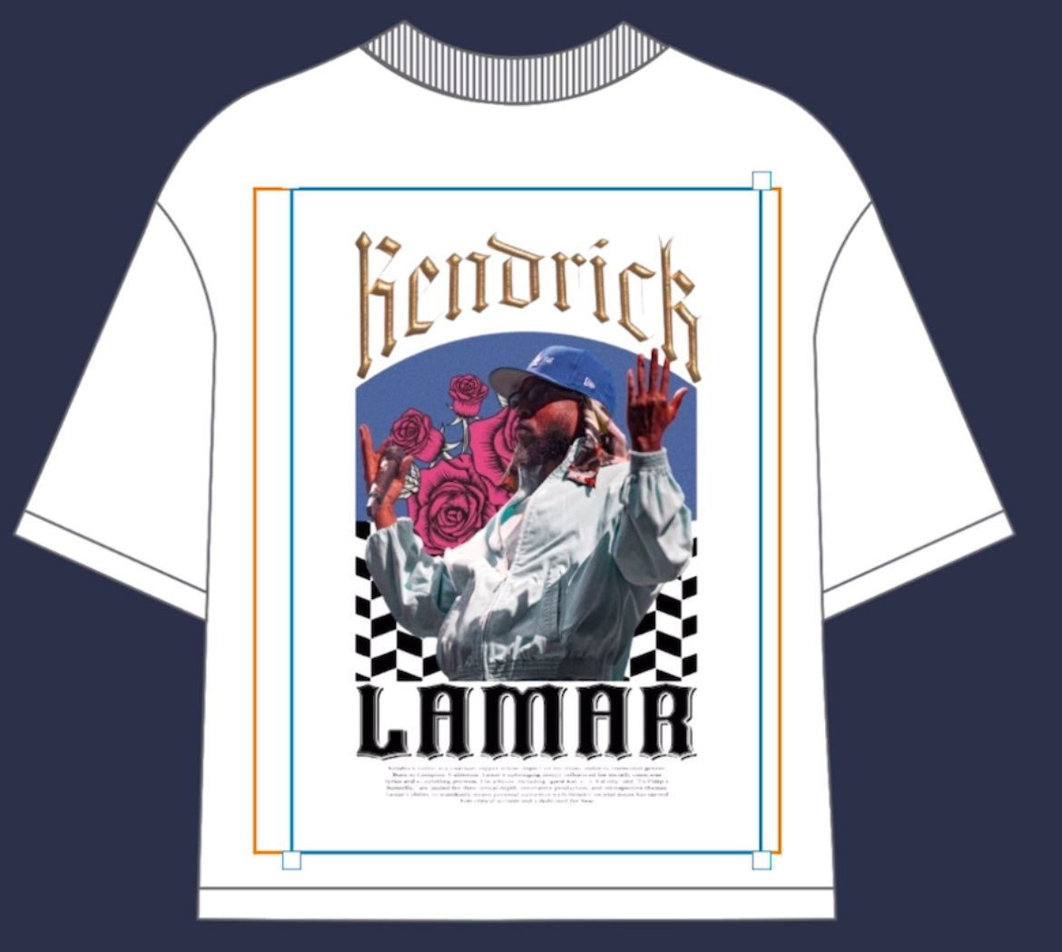 Kendrick Lamar Oversized Tshirt Front And Back Print_3