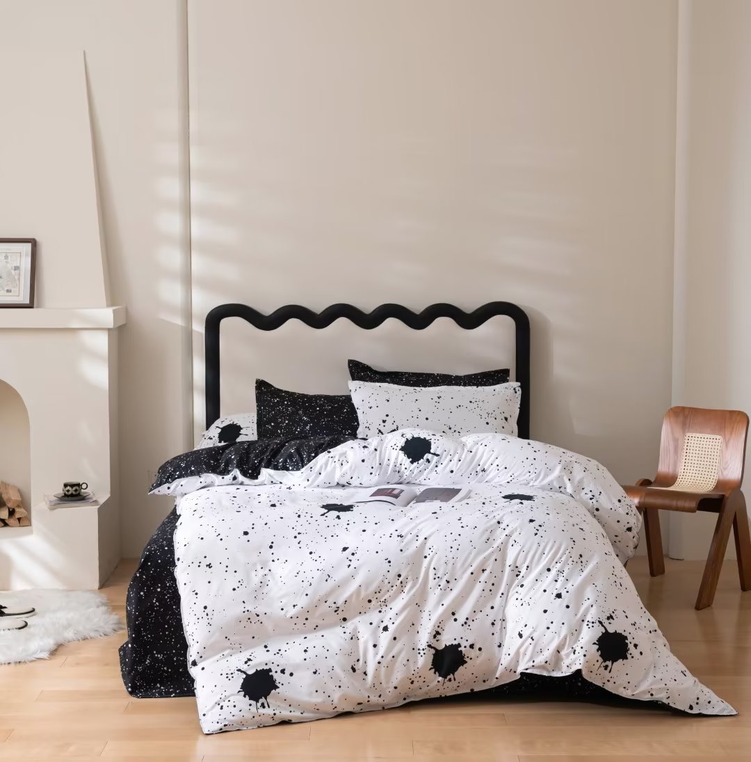 Luxury Nordic style Cotton Microfiber Duvet cover set_4
