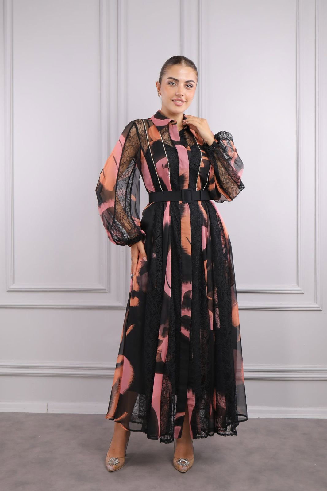 Shirt neck dress_0