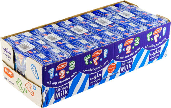 KDD 1.2.3 FULL CREAM MILK 30*125ML_0