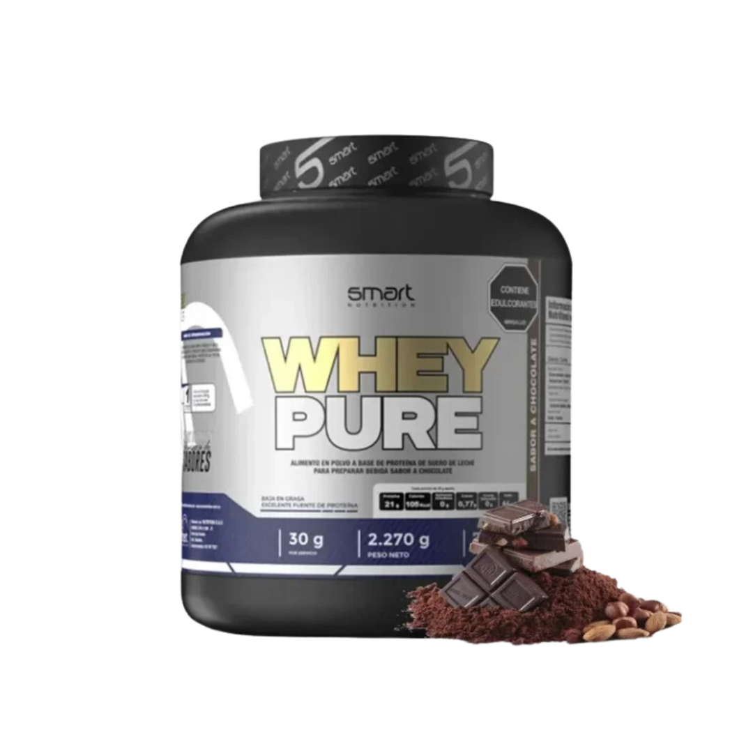 Whey Pure chocolate 5lbs SMART NUTRITION