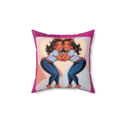 Spun Polyester Square Pillow_0
