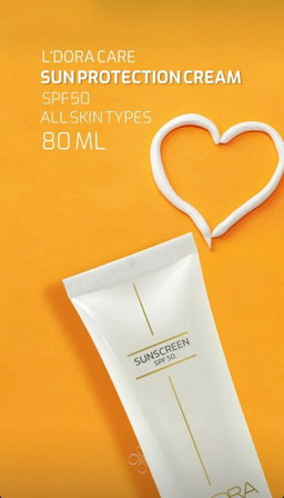 L'DORA CARE SUN PROTECTION CREAM SPF50 (80ml)