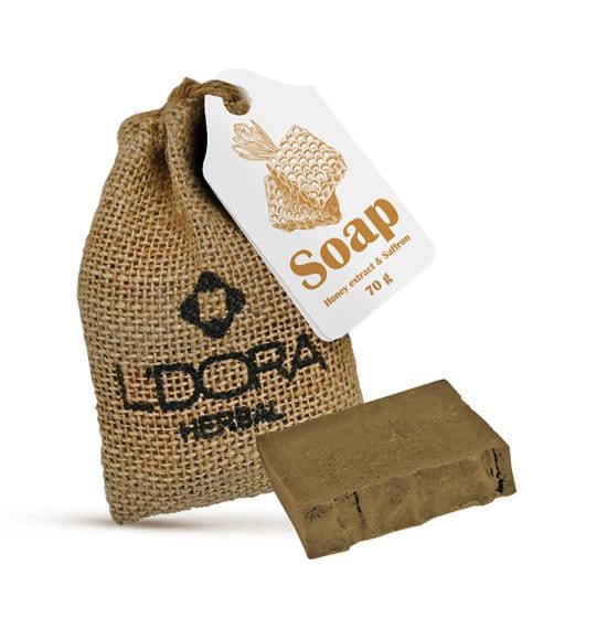 L'DORA Herbal Soap with Honey Extract and Saffron, 70g_0
