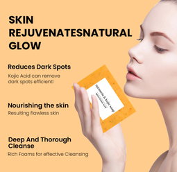 Turmeric,Kojic acid &lemon bar soap