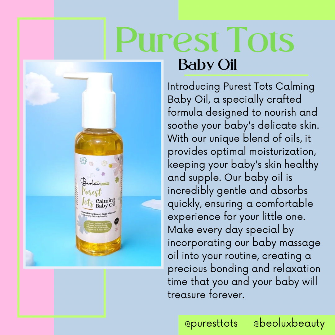 Purest Tots Baby Oil _0