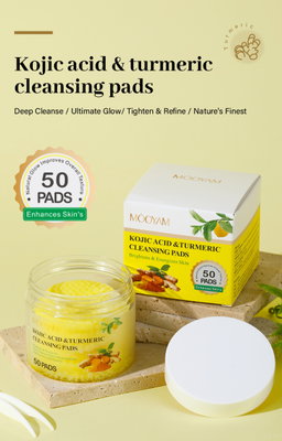 Turmeric &Kojic acid cleansing pads 