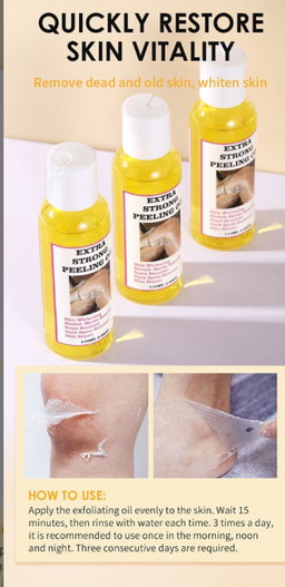 Exfoliating extra strong peeling oil