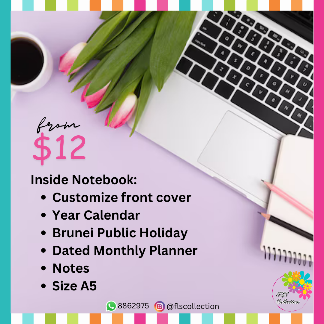 2026 Monthly Planner Notebook