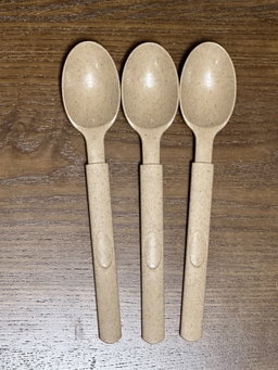 Cutlery  - 10 PCS Disposable spoon (Biodegradable - wheat straw)