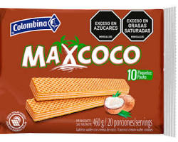 GALLETAS MAX COCO WAFER MONTS 10 UND