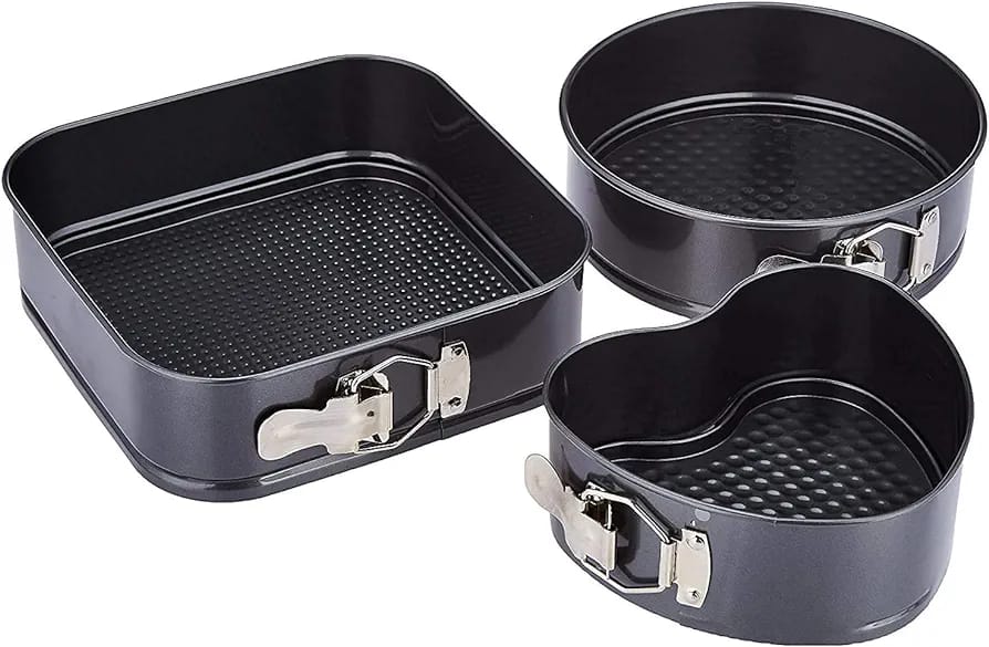 High quality nonstick 3pcs cake mould/baking tins _5