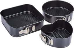 High quality nonstick 3pcs cake mould/baking tins 