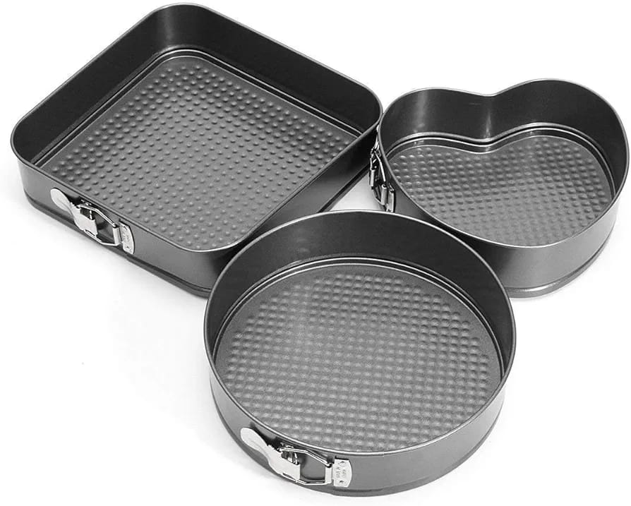 High quality nonstick 3pcs cake mould/baking tins _3