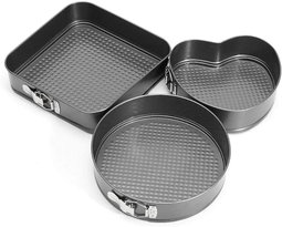 High quality nonstick 3pcs cake mould/baking tins 