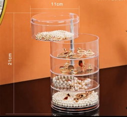 Acrylic rotating Jewellery holder