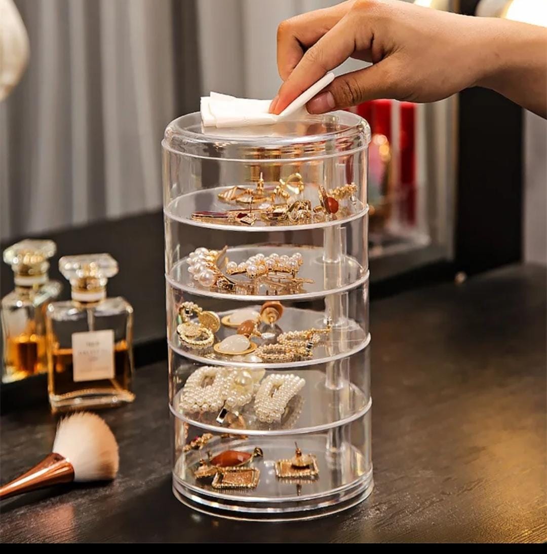 Acrylic rotating Jewellery holder_0