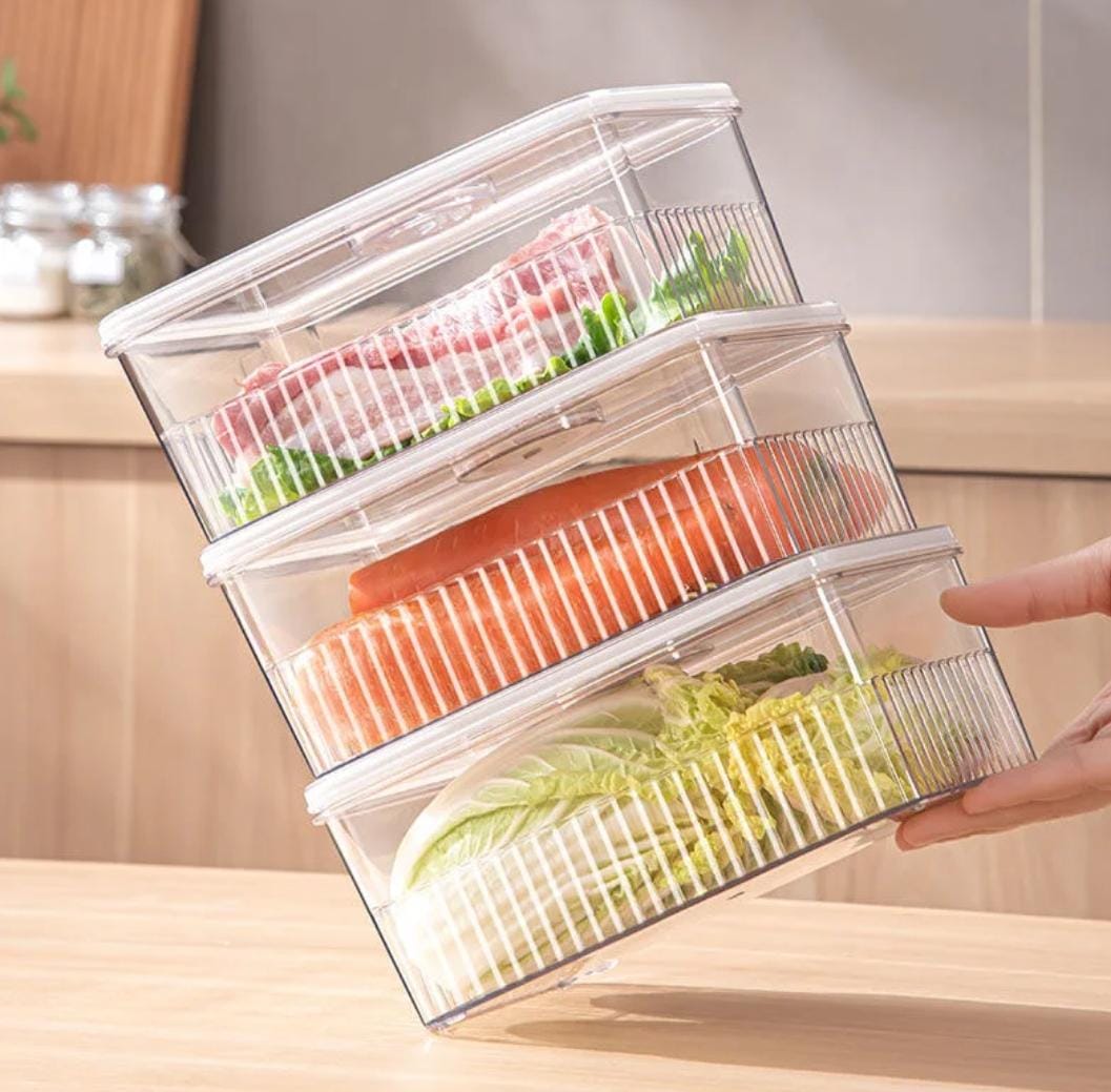 Acrylic fridge storage containers