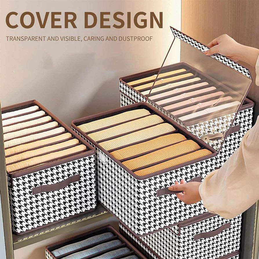 Thickened storage box with dust proof cover_0