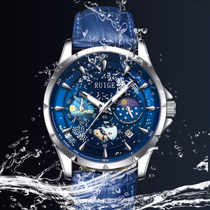 **Montre de luxe Poedagar™ 100% Cuir**_1