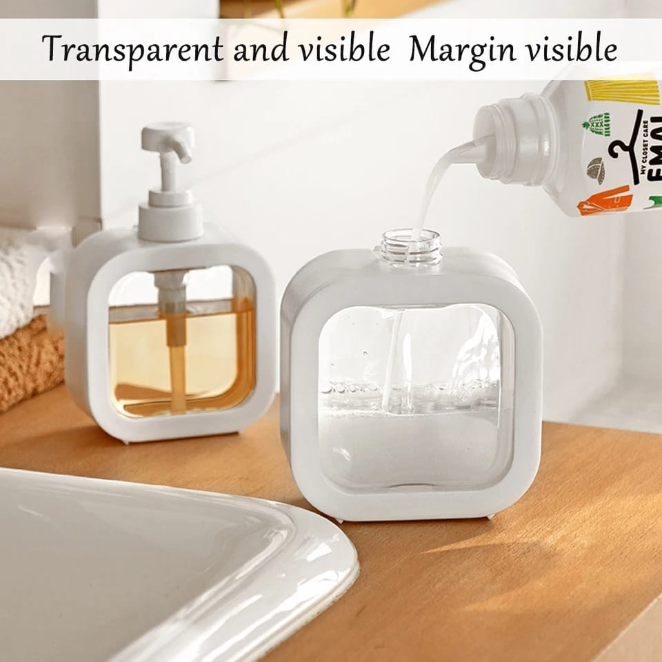 Black / White Shampoo bottle 300ml & 500ml