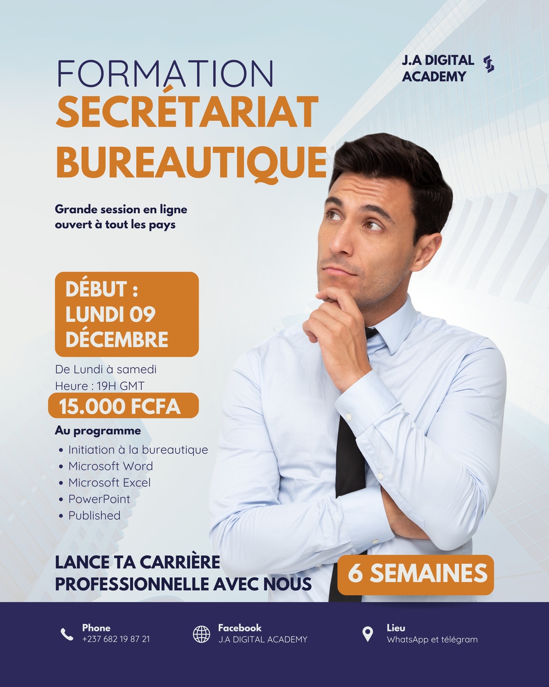 Formation en secrétariat bureautique