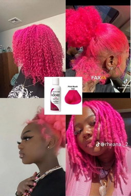 Adore Pink Bush 142 – Coloration de cheveux semi-permanent 118ml