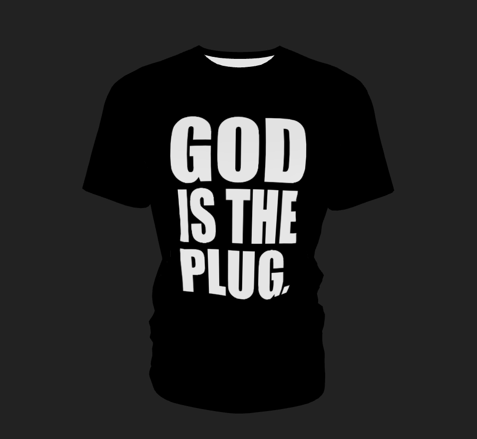 God is the plug T-Shirt_3