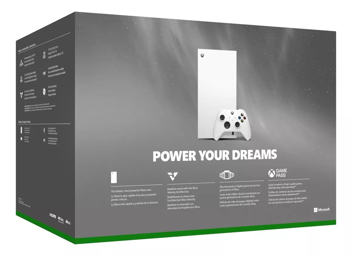 Consola Xbox Series X Edición Digital 1tb Ssd Robot White Blanco_2