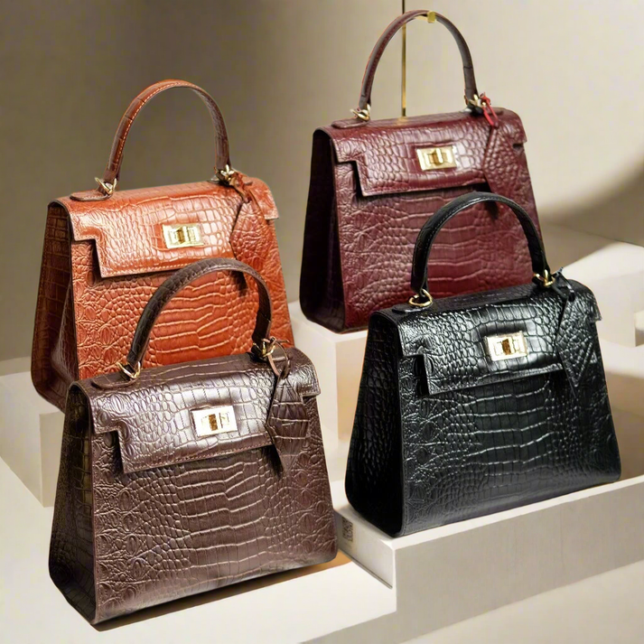 SHANIQUE - Agatha Genuine Cowhide Top Handle Women's Bags_7