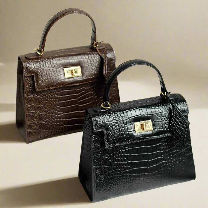SHANIQUE - Agatha Genuine Cowhide Top Handle Women's Bags_9