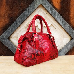 SHANIQUE - Rovina Python Leather Handbags Size 30
