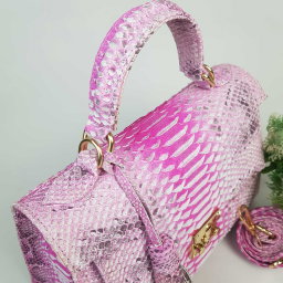 SHANIQUE - Lavela Python Leather Handbags Size 26