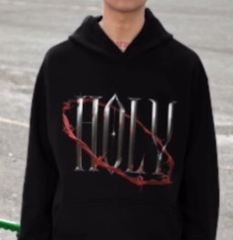 Holy Hoodie Both Side Printed