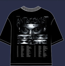 IAmMusic Oversized Tshirt (BothSide Printed)