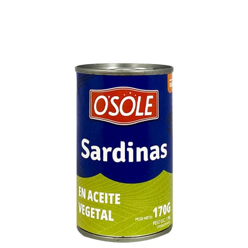 SARDINAS EN ACEITE VEGETAL OSOLE 170GR