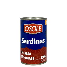 SARDINAS EN SALSA DE TOMATE OSOLE 170GR