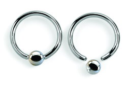Ball closure ring