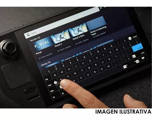 Consola Portatil Steam Deck Apu Amd Ram 16gb 64gb Lcd Ips 7 Color Negro_1