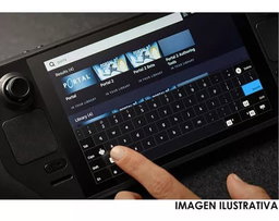 Consola Portatil Steam Deck Apu Amd Ram 16gb 64gb Lcd Ips 7 Color Negro
