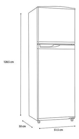 Refrigerador Hisense RR63D6W color negro con capacidad de 173L 127V