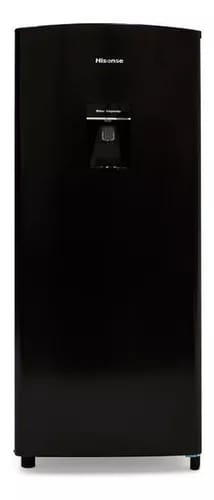 Refrigerador Hisense RR63D6W color negro con capacidad de 173L 127V