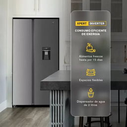 Refrigerador Xpert Inverter Side By Side Con Dispensador