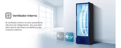 Refrigerador Hisense CVC494N3AWX 110V color azul marino_4