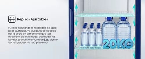 Refrigerador Hisense CVC494N3AWX 110V color azul marino_6