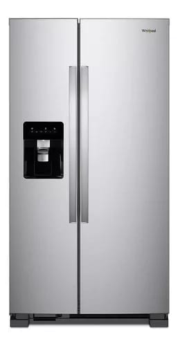 Refrigerador con freezer Whirlpool WD5620 color acero inoxidable con capacidad de 700L 127V
