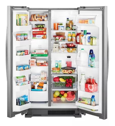 Refrigerador con freezer Whirlpool WD5620 color acero inoxidable con capacidad de 700L 127V_5