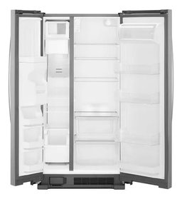 Refrigerador con freezer Whirlpool WD5620 color acero inoxidable con capacidad de 700L 127V