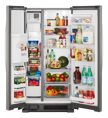 Refrigerador con freezer Whirlpool WD5620 color acero inoxidable con capacidad de 700L 127V_7