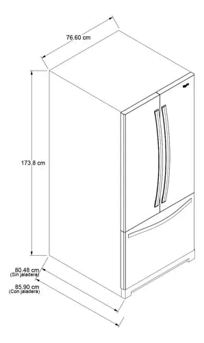 Refrigerador French Door 554.00 L / 19.56 P³_6